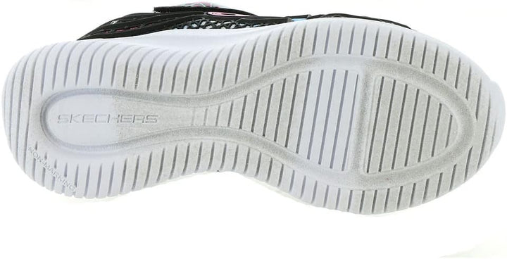 Skechers Mädchen Jumpsters Wishful Star Sneaker 27.5 EU Schwarz Pink, 27.5 EU Schwarz Pink