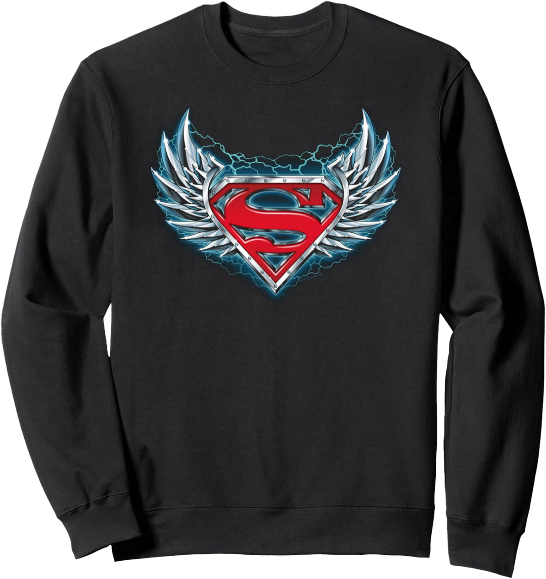 Superman Steel Wings Logo Sweatshirt