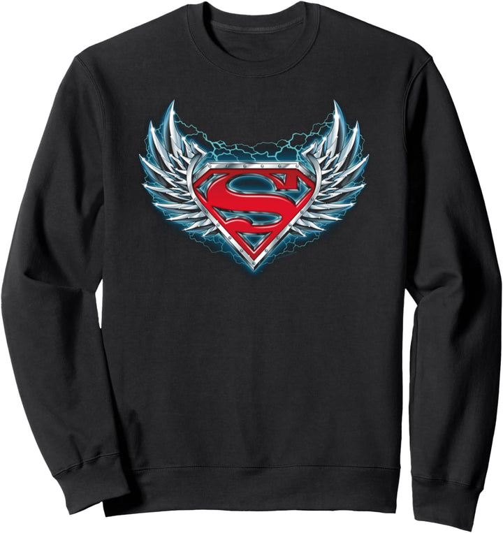 Superman Steel Wings Logo Sweatshirt