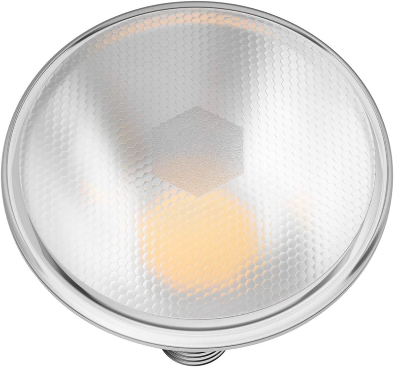 ledscom.de E27 LED Leuchtmittel, PAR38 kurzer Hals, warmweiss (2700 K), 15,7 W, 1152lm, 42°, Reflekt