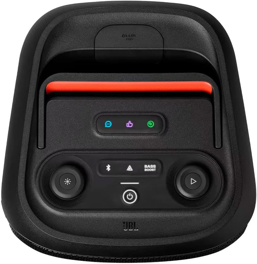 JBL, PartyBox Club 120 Bluetooth-Lautsprecher, Lichtshow, spritzwassergeschützt, 160 W RMS
