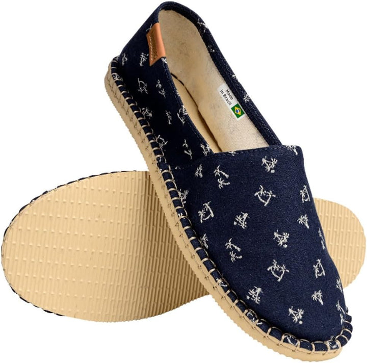 Havaianas Origine Iv Print, Espadrilles Unisex Erwachsene, Navy Blue