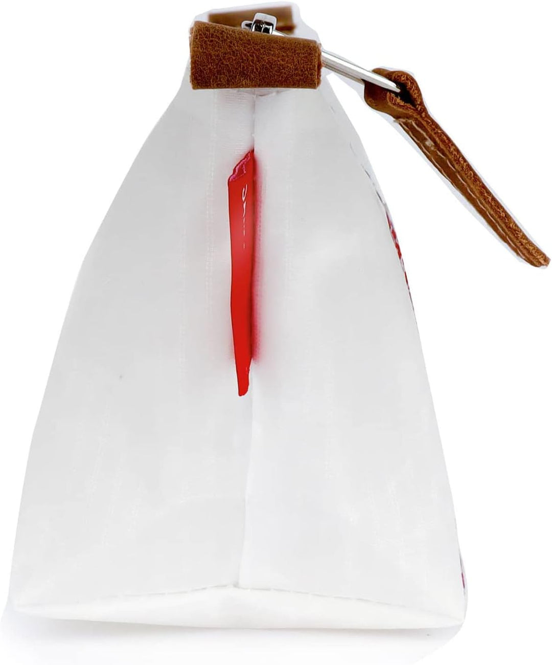 360Grad Federmäppchen, Stifttasche, Etui Navigator aus Segeltuch, weiss, Leuchtturm rot, maritim