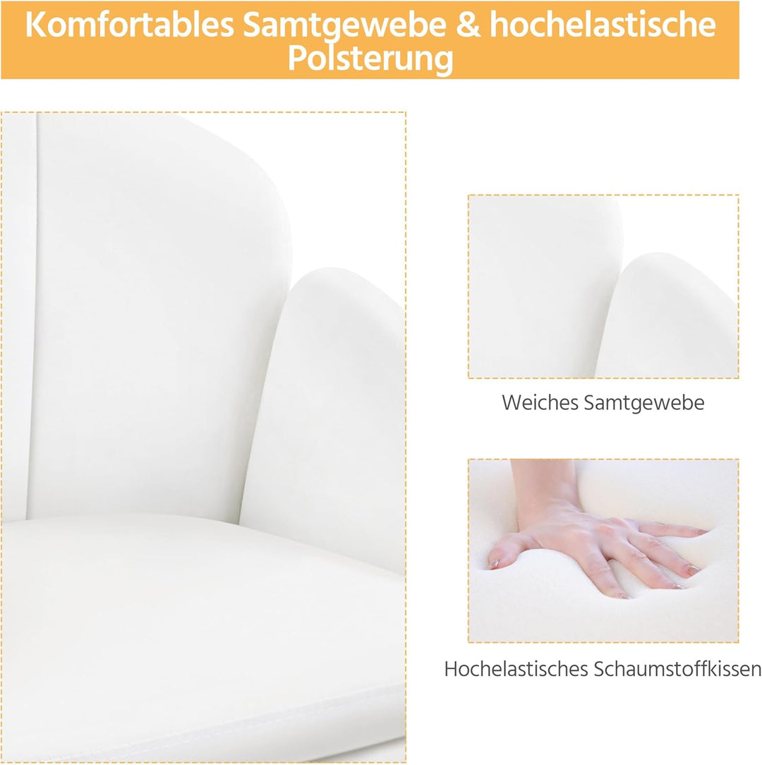 Yaheetech Schreibtischstuhl Ergonomisch Bürostuhl bis 136 kg Belastbar, Drehstuhl Höhenverstellbar C