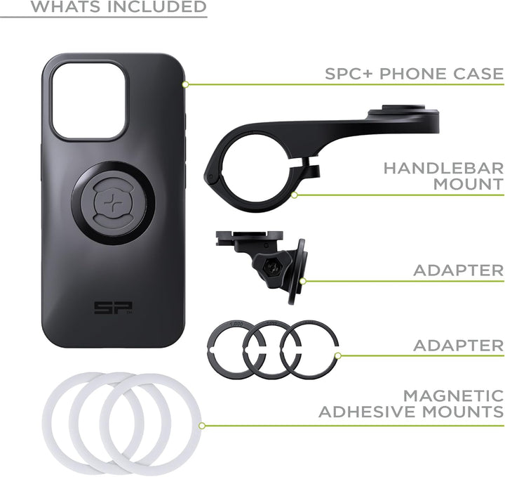 SP CONNECT Road Bike Bundle | SPC+ | für iPhone 11 Pro/XS/X | Handyhalter für Road Bike| Fahrrad Han