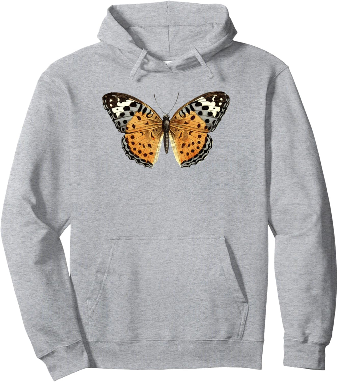 Trendy Big Butterfly Pullover Hoodie
