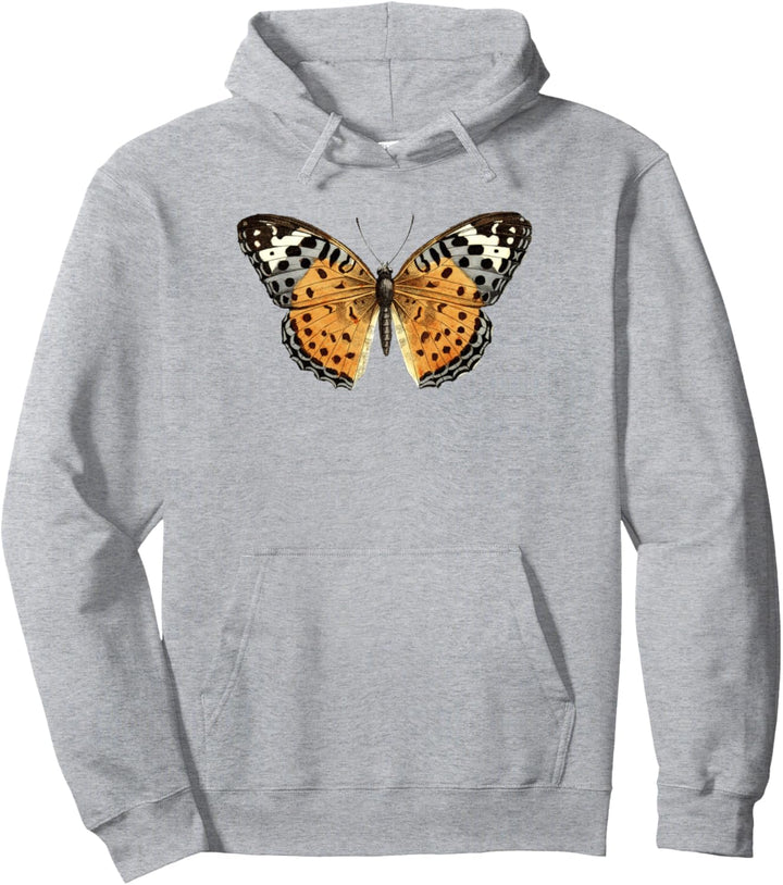 Trendy Big Butterfly Pullover Hoodie