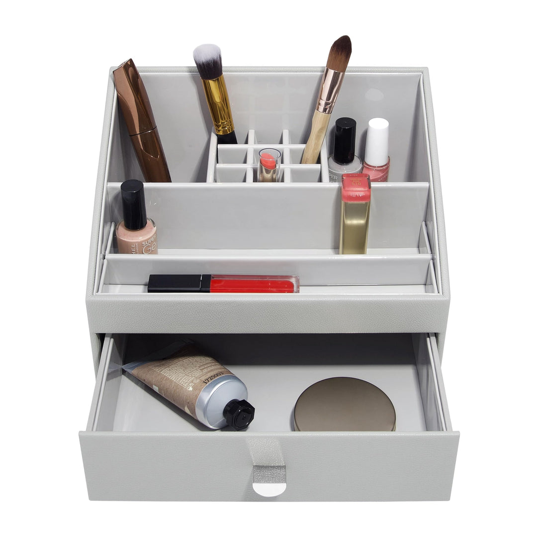 Stackers Make-up opberger met Lade Grey Pebble