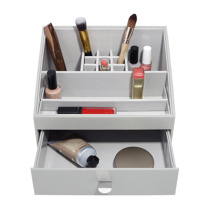 Stackers Make-up opberger met Lade Grey Pebble
