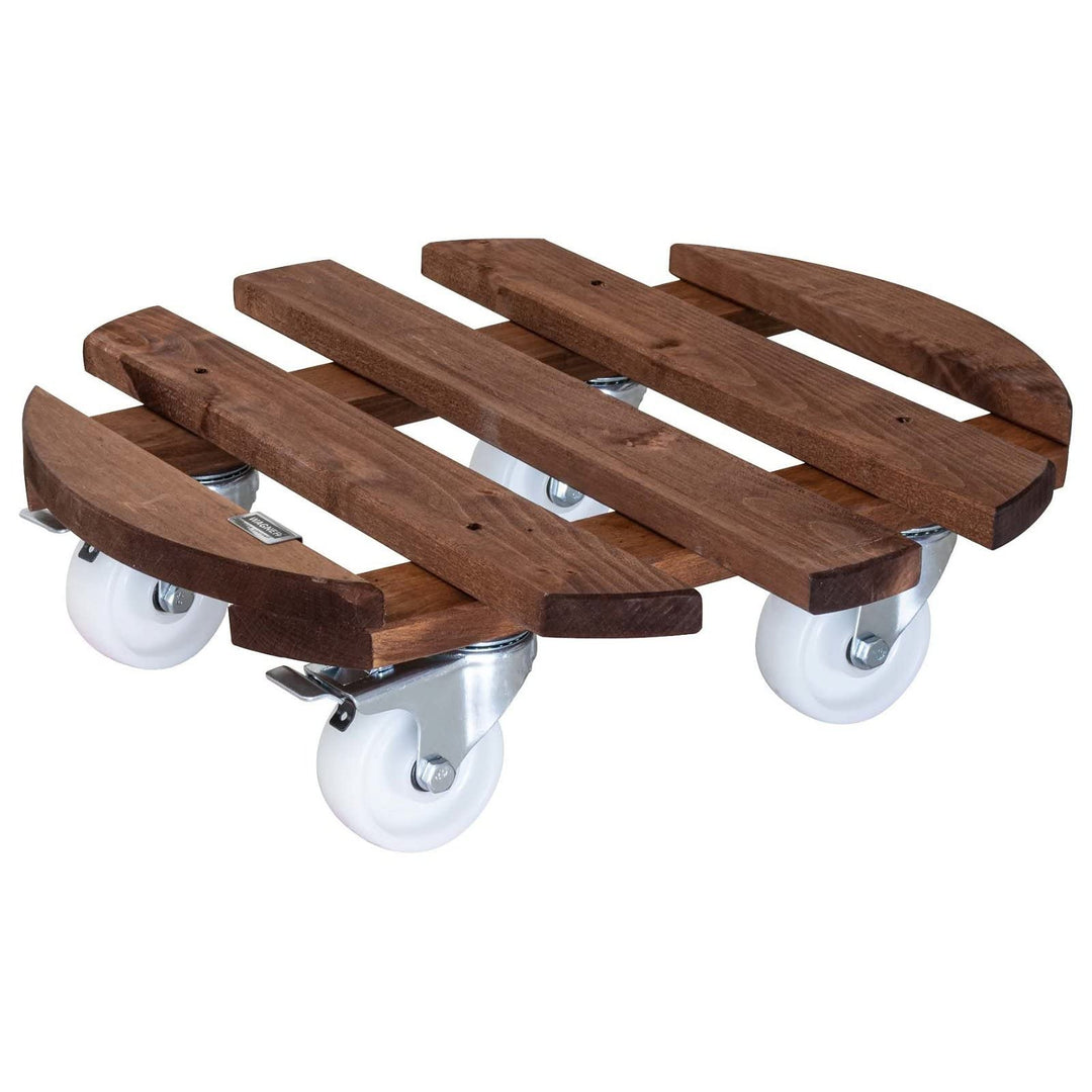 Wagner Pflanzenroller GIGANT Big Ø 45 x 13 cm I Blumenroller für Aussenbereich + Innenbereich I Kübe