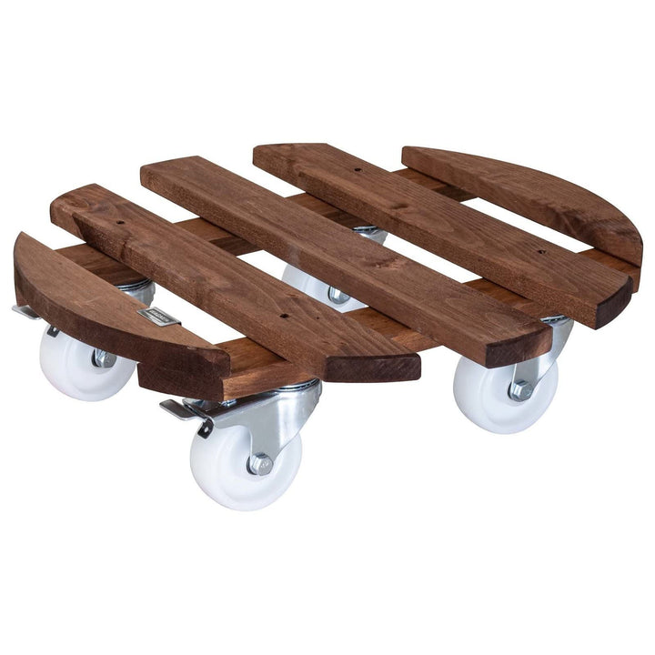 Wagner Pflanzenroller GIGANT Big Ø 45 x 13 cm I Blumenroller für Aussenbereich + Innenbereich I Kübe