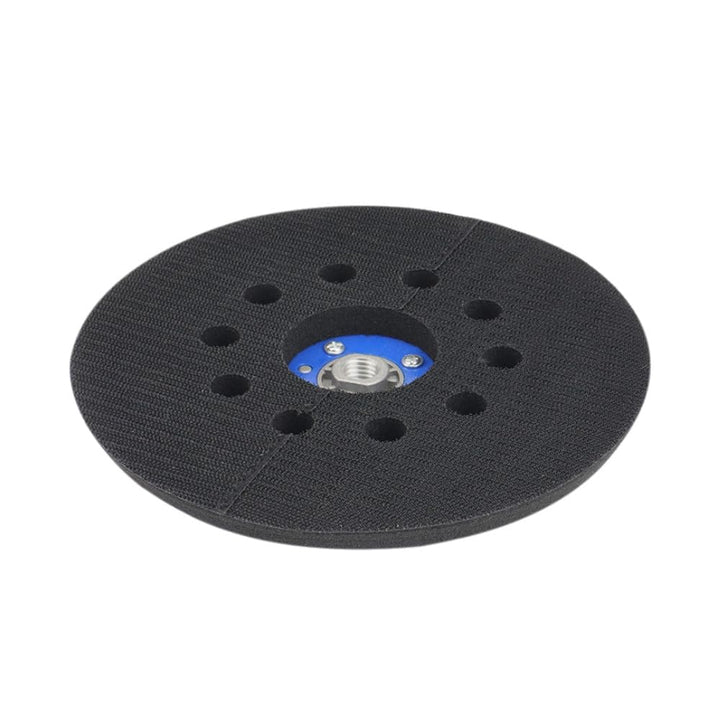 5x Trade-Shop 210mm 10-Loch Klett Schleifteller für Wandschleifer, Langhalsschleifer, Deckenschleife