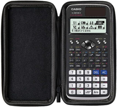 CALCUSO Sparpaket: Casio FX-991 DE X technisch-wissenschaftlicher Taschenrechner + WYNGS Schutztasch