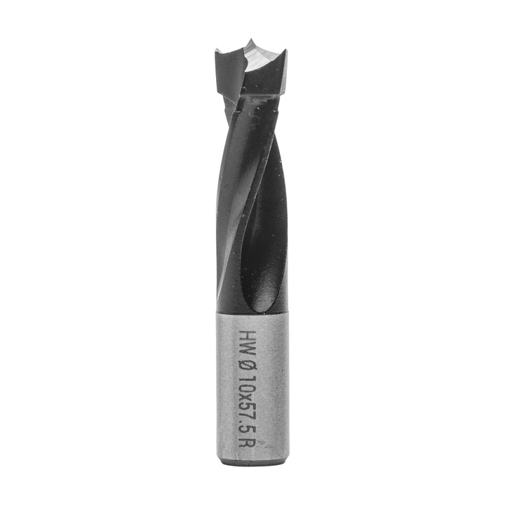 ENT 22046 Dübelbohrer HW, Schaft (S) 10 mm, Durchmesser (D) 10 mm, NL 30 mm, SL 20 mm, L 57,5 mm, Re