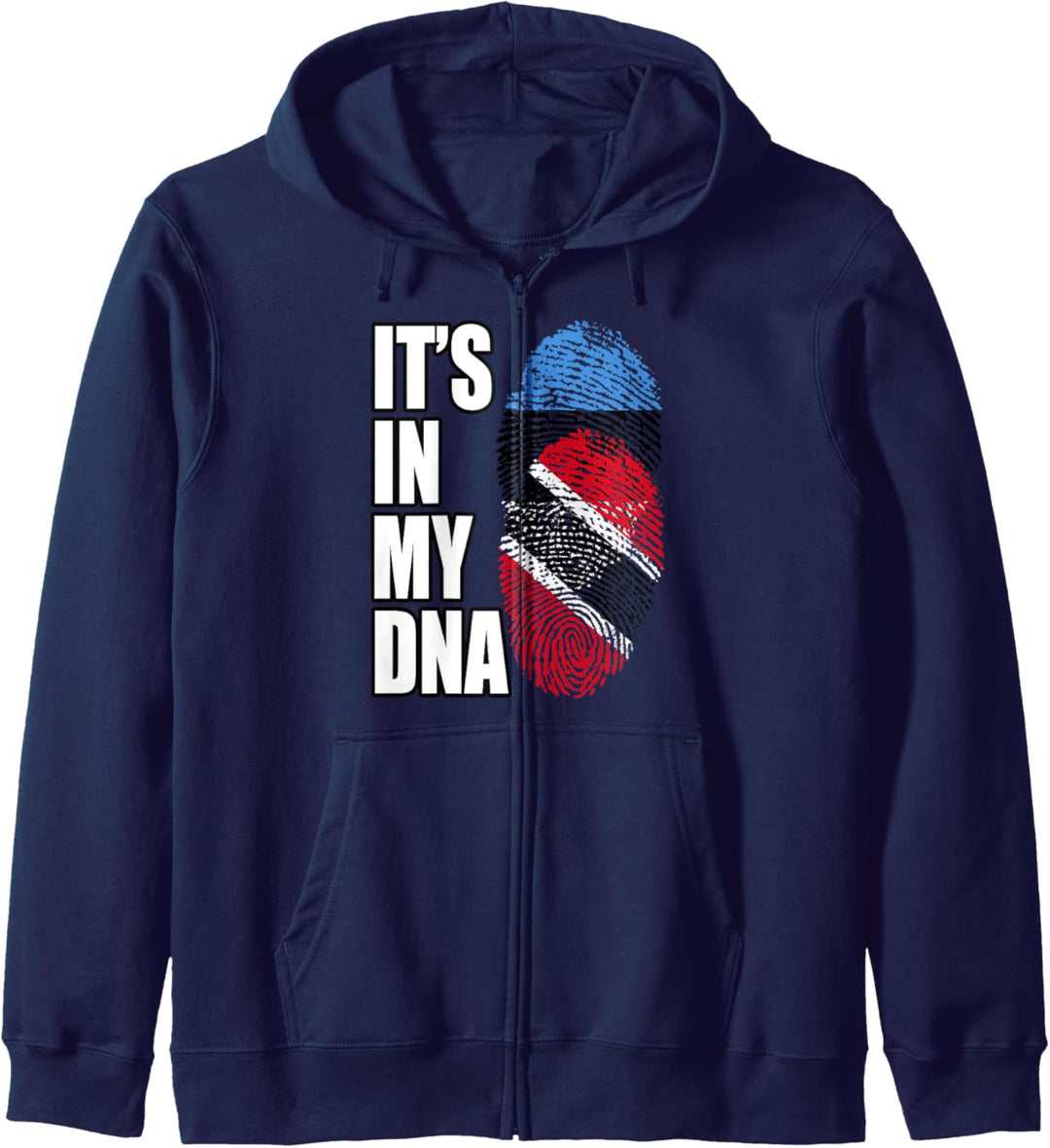 Trinidadian And Estian Mix DNA Flag Heritage Kapuzenjacke