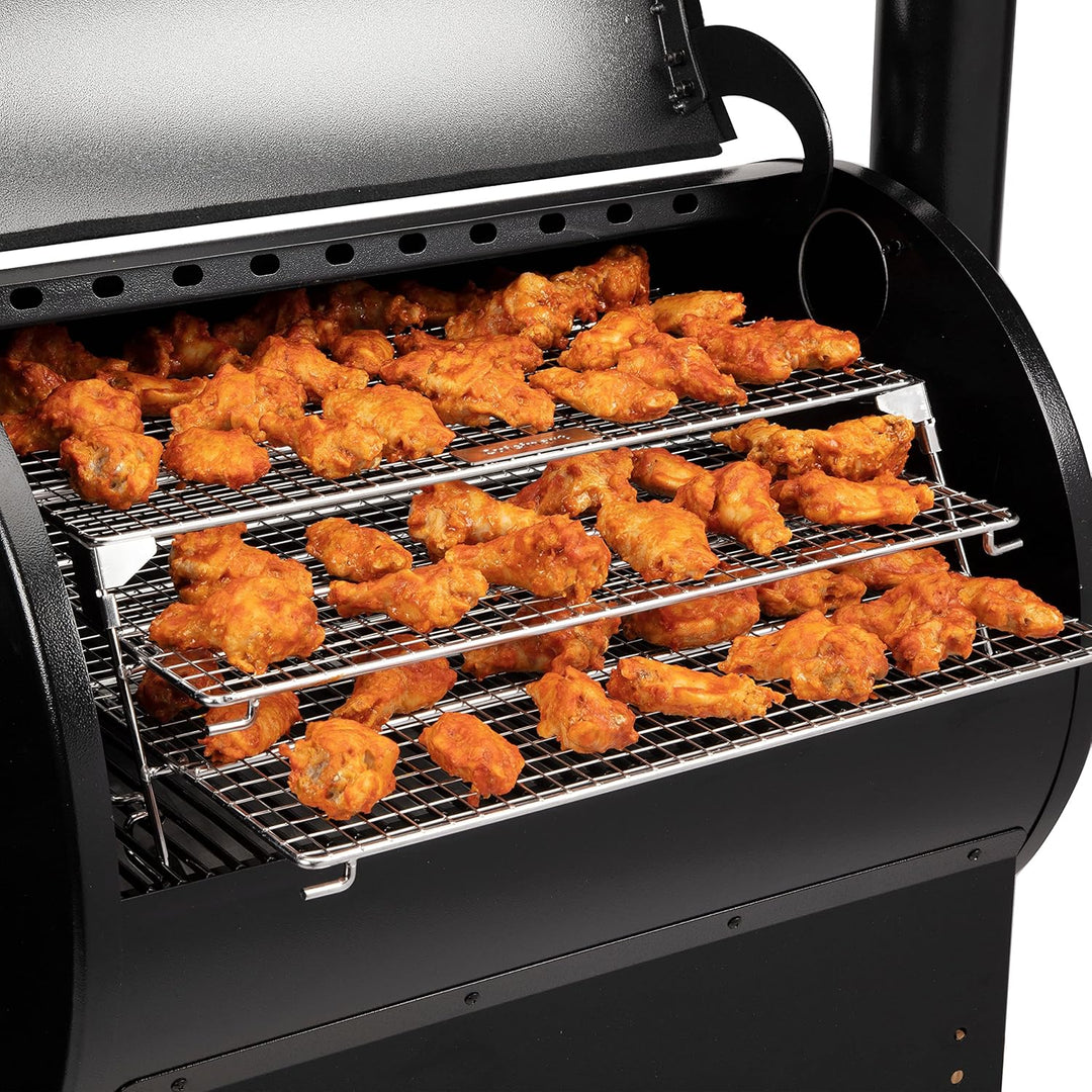 Cuisinart CGR-725 3-stöckiges Pellet-Grillrostsystem Edelstahl, Edelstahl