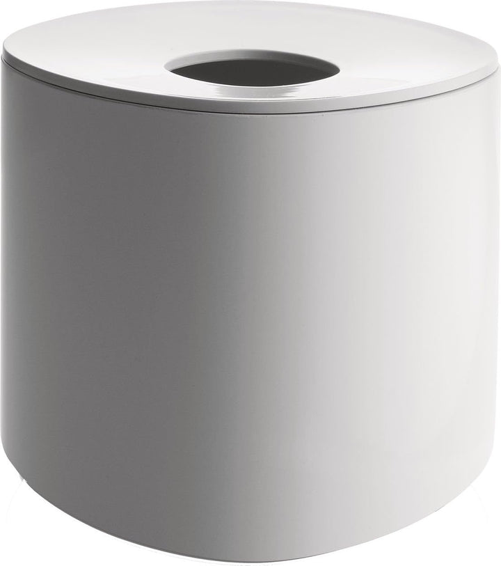 Alessi "Birillo" Papiertaschentuch Behälter aus PMMA, weiss, L 15cm, B 15cm, H 15cm, Weiss