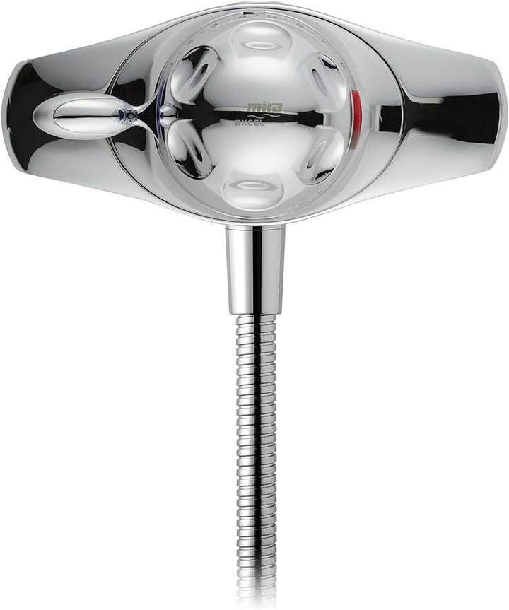 Mira 1.1518.300 Excel Exposed Variable (EV) Mischbatterie Dusche, Chrome Stand Alone Einzelbett, Sta