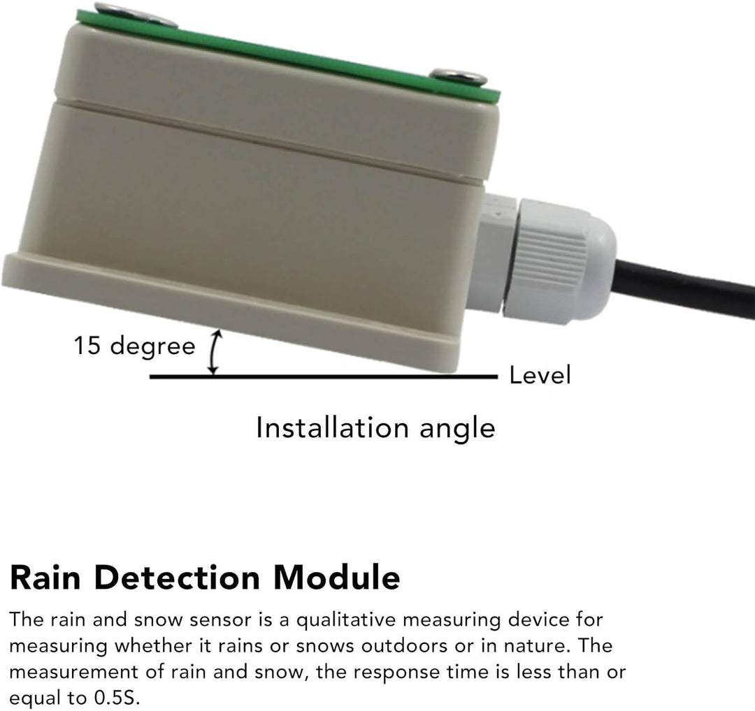 Regen- und Schneesensor mit automatischer Heizung und AC-Messtechnik schnelle Regentropfen-Erkennung