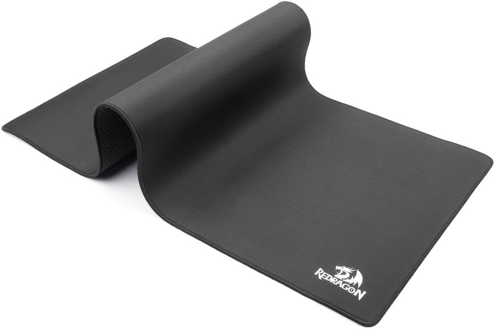 REDRAGON P032 Flick XL Mousepad Mauspad mit genähten Kanten, wasserdicht, für Arbeit, Spiele, Büro,