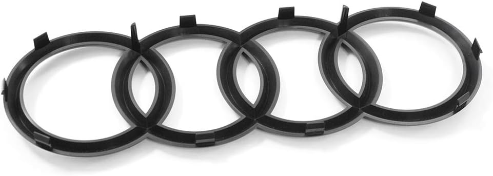 Audi 4M8071801 Zeichen Kühlergrill Ringe Black Edition Emblem Blackline Logo schwarz