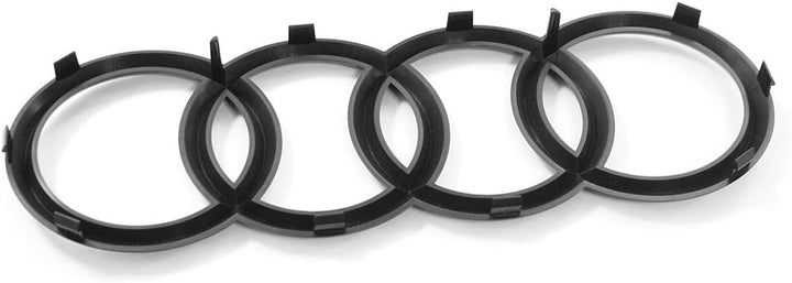 Audi 4M8071801 Zeichen Kühlergrill Ringe Black Edition Emblem Blackline Logo schwarz