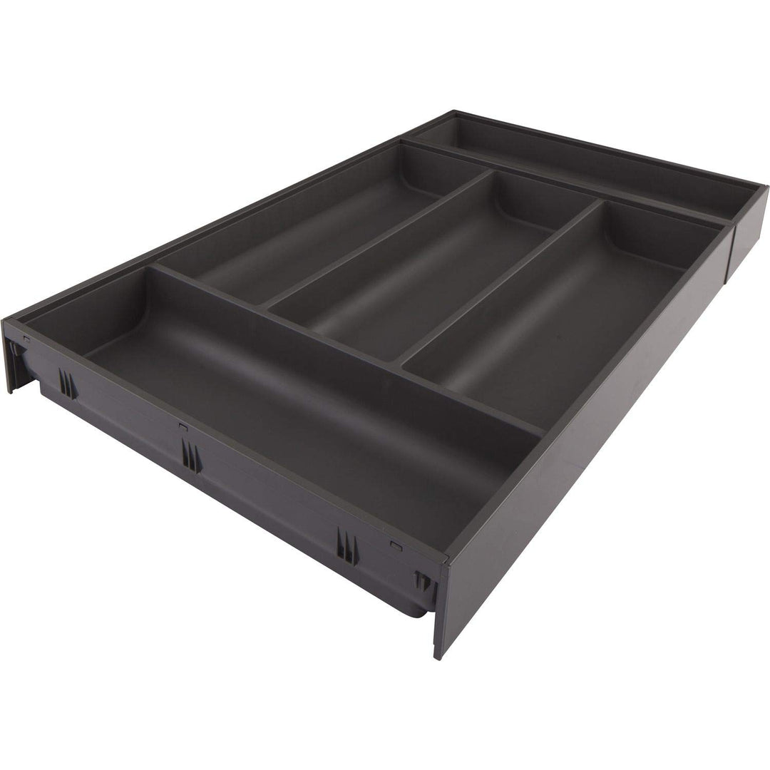 BLUM 5140460 AMBIA-LINE Besteckeinsatz NL550mm,B300mm, Stahl oriongrau, grau, 22 inch