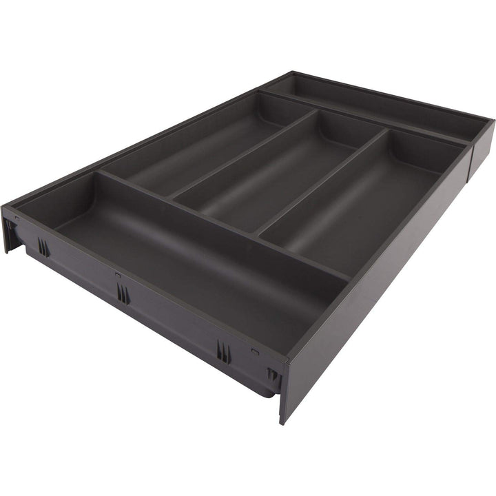 BLUM 5140460 AMBIA-LINE Besteckeinsatz NL550mm,B300mm, Stahl oriongrau, grau, 22 inch
