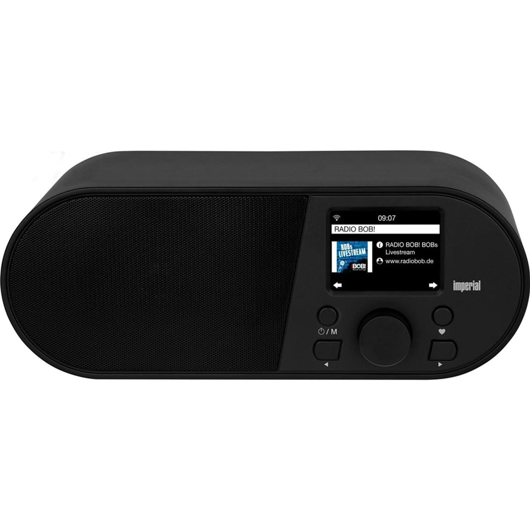 Imperial i105 Internetradio (WLAN, Mediaplayer, USB, DLNA, Farbdisplay, Wecker, Appsteuerung) schwar