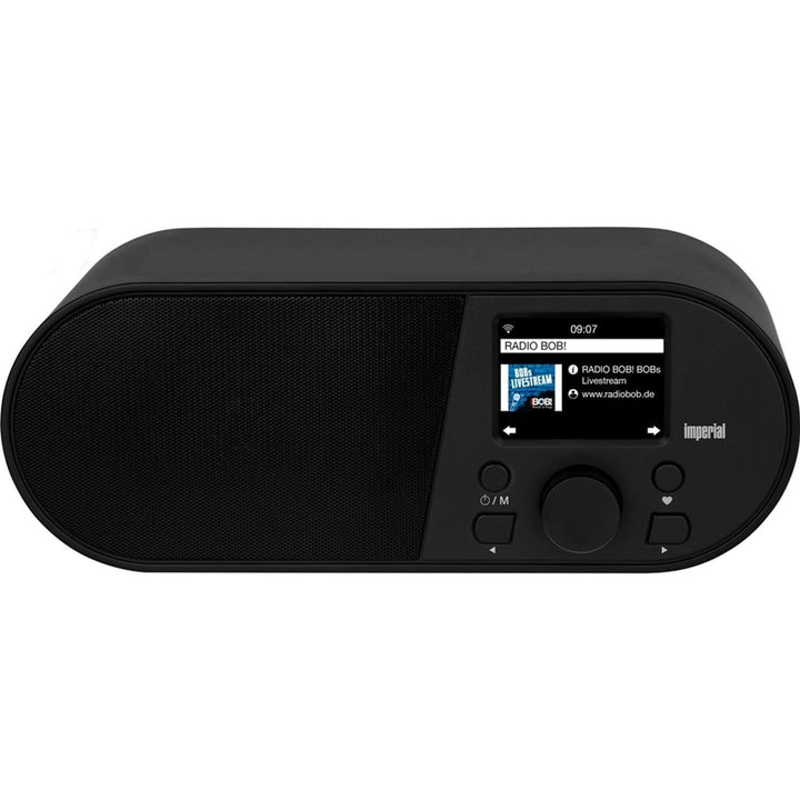 Imperial i105 Internetradio (WLAN, Mediaplayer, USB, DLNA, Farbdisplay, Wecker, Appsteuerung) schwar