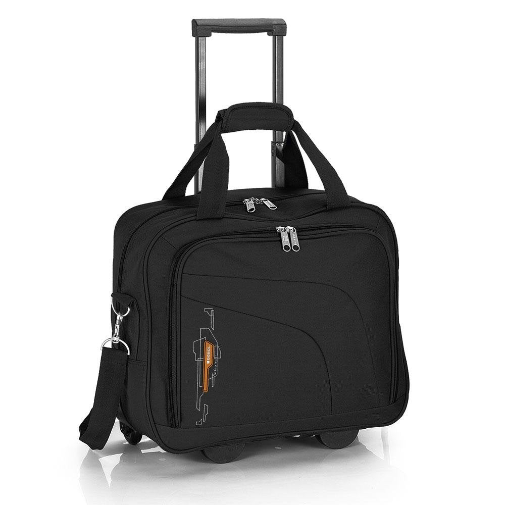 Gabol Week 2-Rollen Businesstrolley 33 cm Laptopfach Negro, Negro