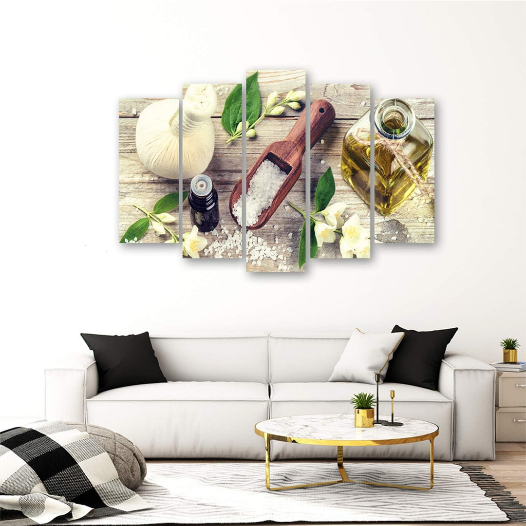 Feeby. Leinwandbild - 5 Teile - Bilder, Wand Bild, Wandbilder, Kunstdruck XXL, 5-Teilig, Typ A, 150x