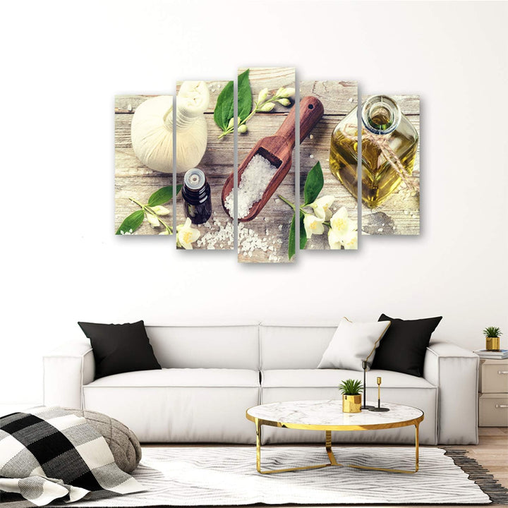 Feeby. Leinwandbild - 5 Teile - Bilder, Wand Bild, Wandbilder, Kunstdruck XXL, 5-Teilig, Typ A, 150x