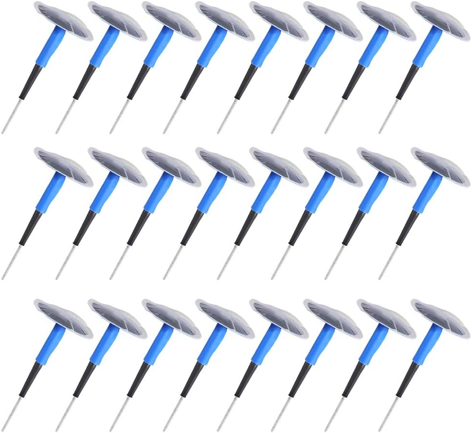 Nimoa Reifenreparatur Gummi-Universal Tubeless Reifenpilz Nagelreparaturfolie für Automobile und Mot