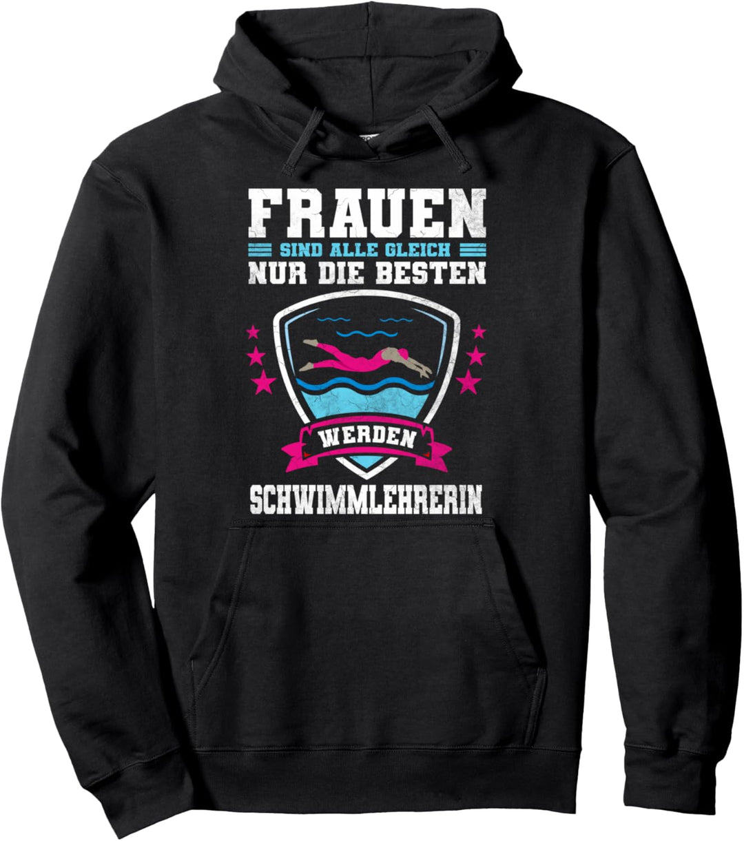 Schwimmlehrerin Schwimmerin Rettungsschwimmerin Bademeister Pullover Hoodie