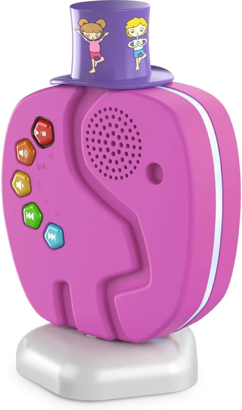 TechniSat TECHNIFANT - Audioplayer und Bluetooth-Lautsprecher für Kinder (inkl. Nachtlicht, mit MP3