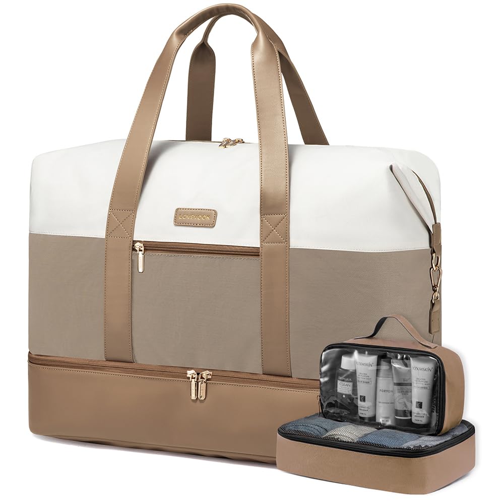 LOVEVOOK Reisetasche Damen Weekender Bag Gross Handgepäck Tasche Sporttasche Kliniktasche Geburt Tra