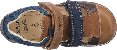 Geox B Kaytan A Lauflernschuhe 22 EU Caramel Navy, 22 EU Caramel Navy