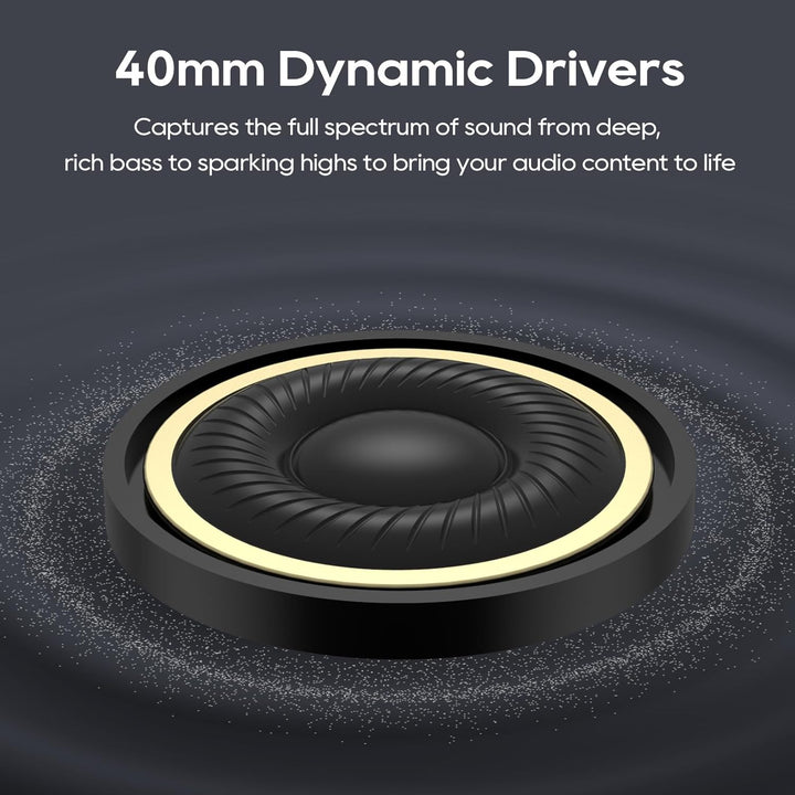 Srhythm NiceComfort 45 Active Noise Cancelling Headphone, drahtlose Bluetooth-Kopfhörer mit Transpar
