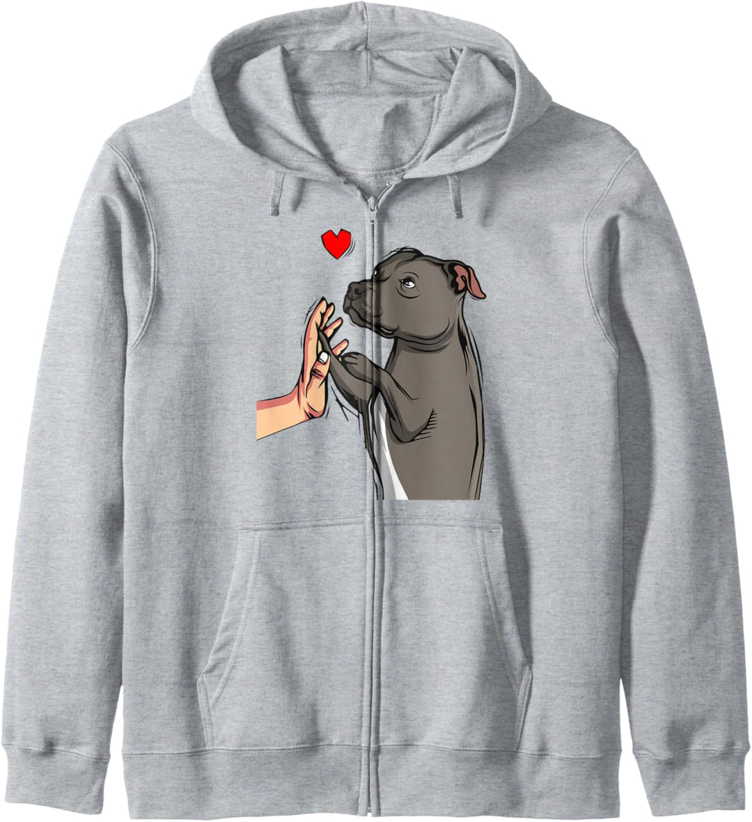 Staffordshire Bullterrier Liebe Hunde Geschenkidee Kapuzenjacke