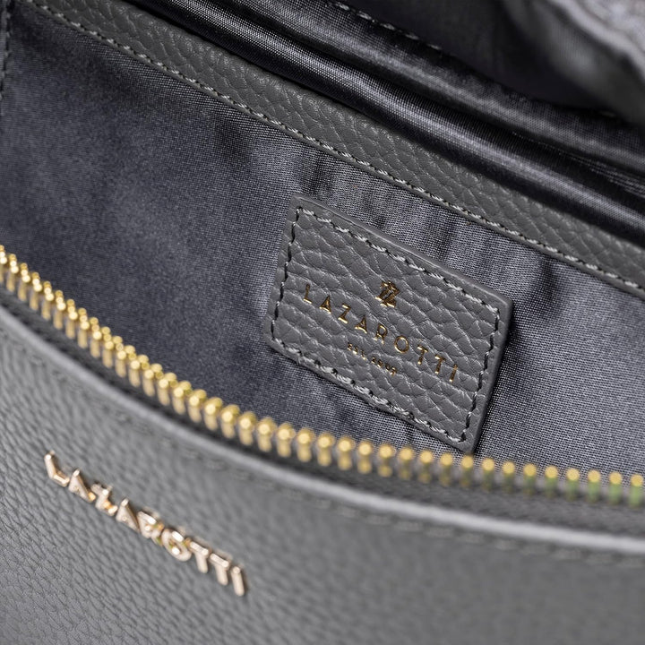 Lazarotti Bologna Leder Gürteltasche Damen | längenverstellbarer Tragegurt | grosse Bauchtasche 31 c