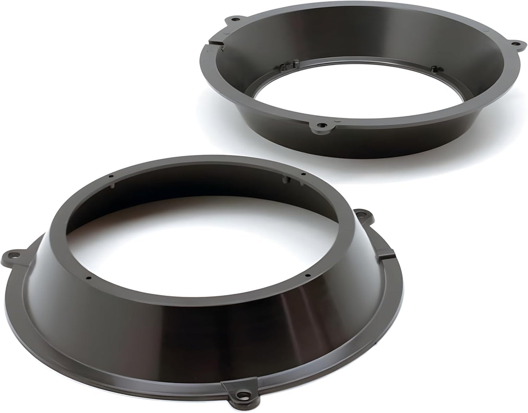 Sound Way 2-Wege-Koaxial-Lautsprecher-Set, 16,5 cm (120 W Max / 60 W RMS) mit Adaptern und Kabeln, k