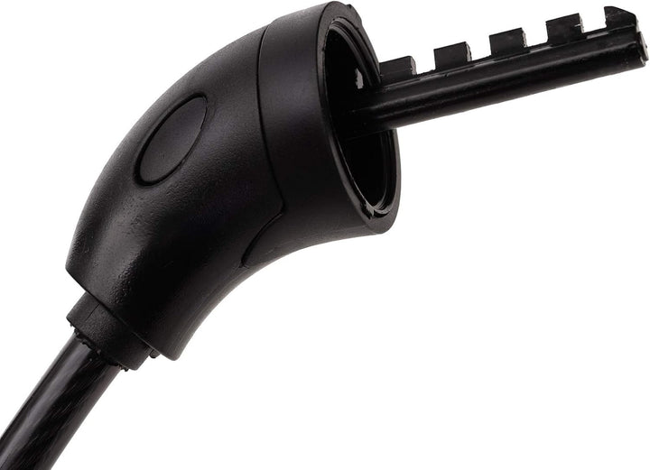 qeedo Bike Trailer Lock Fahrradanhänger Kabelschloss [2,5m x 8mm] Fahrradschloss