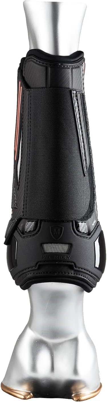 Zandonà Carbon Air X-Country Rear Protektoren für Pferde, kein Geschlecht. M Schwarz, M Schwarz