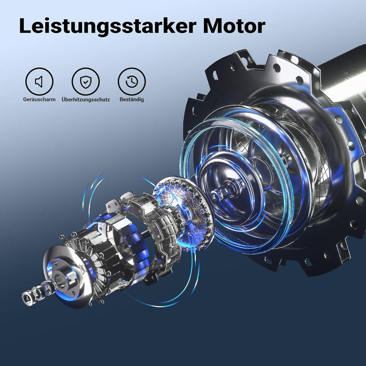 XPOtool Tauchpumpe bis 7500l/h, max. Förderhöhe 6,5m, Schmutzwasserpumpe 400W, Fremdkörper bis 5mm