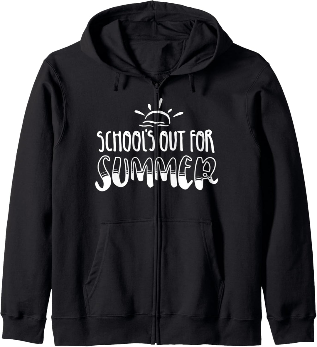 Retro letzter Tag der Schulschulen für Sommerlehrer Kapuzenjacke
