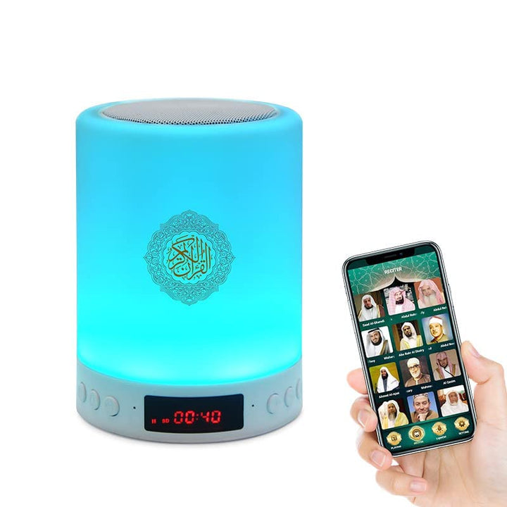 Koran Lautsprecher Lampe Mit Fernbedienung, MP3 Quran Nachtlicht, Tragbare LED Bluetooth Touchscreen