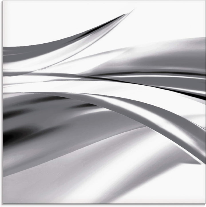 ARTland Glasbilder Wandbild Glas Bild einteilig 50x50 cm Quadratisch Moderne Kunst Abstrakt Modern R