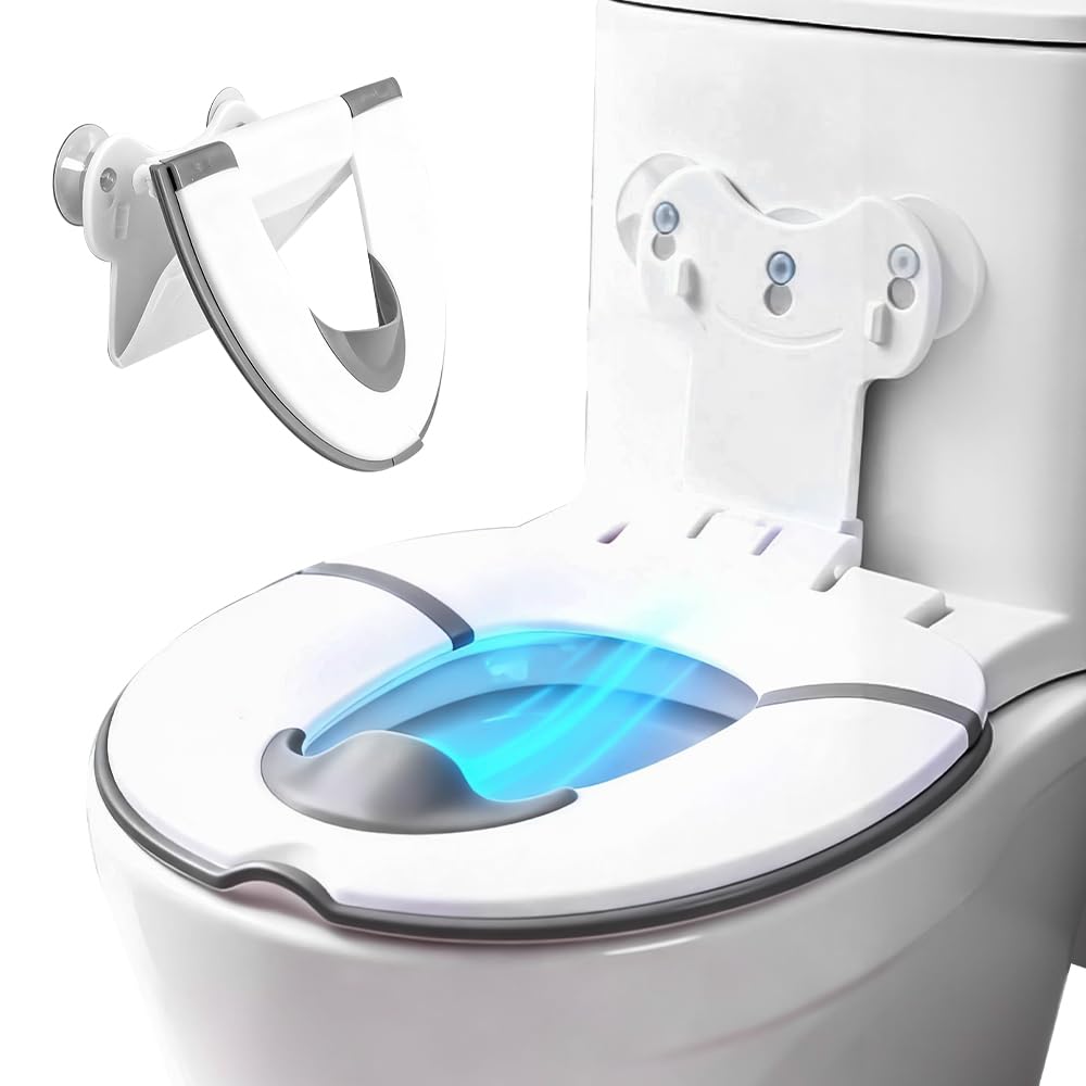 Faltbarer Toilettensitz Kinder, Kinder Toilettensitz, Tragbarer WC Sitz Kinder, Universal Klositz fü