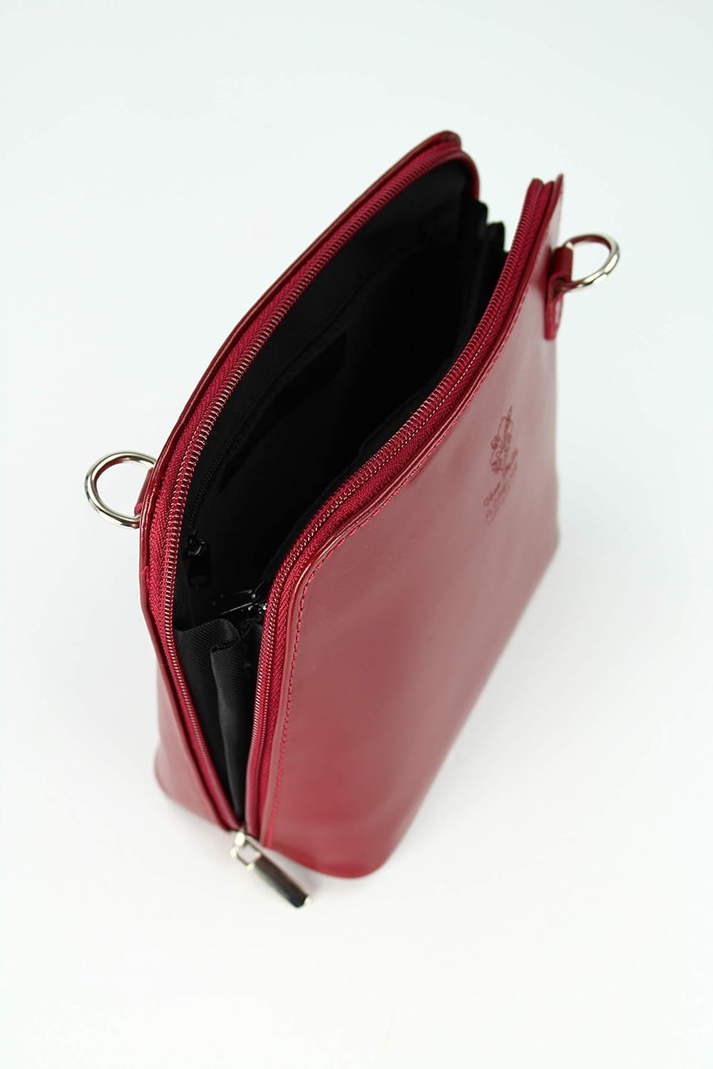 Belli italienische Ledertasche Damen Umhängetasche klein Handtasche Schultertasche Abendtasche in bo